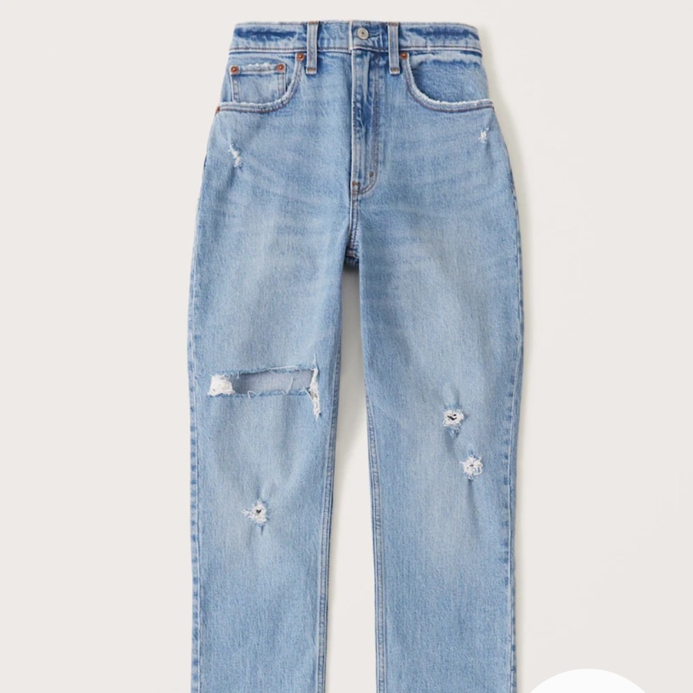 Abercrombie and Fitch 90s ultra high rise curve love jeans 26L